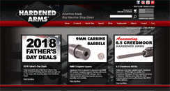 Desktop Screenshot of hardenedarms.com